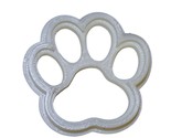 6x Paw Print Dog Cat Fondant Cutter Cupcake Topper 1.75 IN USA FD744 - $7.99