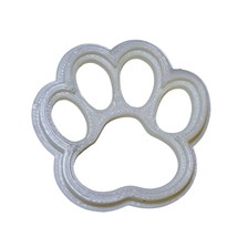 6x Paw Print Dog Cat Fondant Cutter Cupcake Topper 1.75 IN USA FD744 - £6.38 GBP
