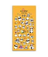 CUTE PANDA STICKERS Playing Animal Puffy Vinyl Kid Craft Scrapbook Stick... - €2,13 EUR