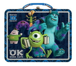 Walt Disney Monsters University Large Carry All Tin Tote Lunchbox Style A NEW - £7.78 GBP