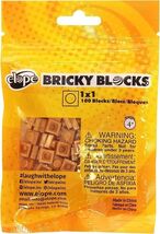 Gold  Bricky Blocks 100 Pieces 1x1 - $9.39