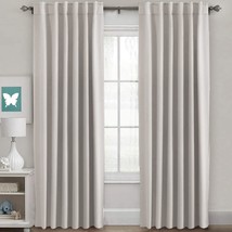 Blackout Curtains Thermal Insulated Window Treatment Panels Room, 2 Panels - £37.55 GBP