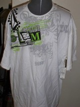 VOLCOM MEN&#39;S guys  WHITE A PERSISTENT SENSE TEE T SHIRT NEW $28 - $16.99