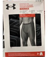 Under Armour  Boxer jock Men&#39;s 3 Pack Boxer Briefs Underwear Black NWT 2XL - $29.69