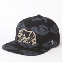 Men&#39;s Guys Zephyr California Republic Black Snapback Hat Cap Lid Ca Bear New $30 - £16.06 GBP