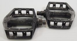 Q) Wellgo Black Aluminum Platform Bike Pedals LU-313J - $6.92