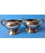 Vintage Sheridan Silver on Copper Sugar and Creamer - £9.55 GBP