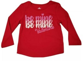 Toddler Long Sleeve T-shirt Red Be Mine Valentine&#39;s Day Size 5T. - £6.09 GBP