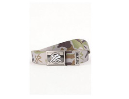 MENS GUYS YOUNG &amp; RECKLESS WEB BELT 1 SIZE WEBBING METAL CAMOUFLAGE CAMO... - $356.46 MXN