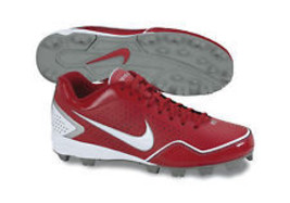 MEN&#39;S NIKE KEYSTONE LOW BASEBALL RUNNING CLEATS SHOES RED NEW $70 469722... - £35.87 GBP