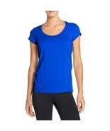 Zella Sunny Run Short Sleeve Active Tee Vivid Blue Medium - $384.12 MXN