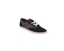 MEN&#39;S GLOBE MOTLEY SKATEBOARDING SB SKATER SHOES SNEAKERS BLACK/DARK RED... - £47.95 GBP