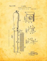 Electrical Hair-treating Implement Patent Print - Golden Look - £6.28 GBP+