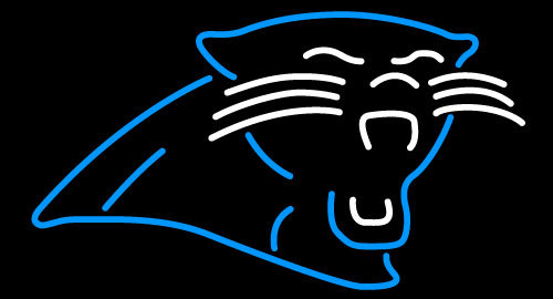 Primary image for NFL Carolina Panthers Football Beer Bar Neon Light Sign 15'' x 14"