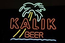 Kalik Palm Tree Beer Bar Neon Light Sign 16&#39;&#39; x 14&#39;&#39; - £391.26 GBP