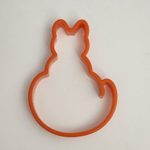 Large 5&quot; Plastic Cookie Cutter Sitting Kitty Cat Halloween Animal Feline - £2.34 GBP