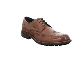 Josef Seibel Men&#39;s Jasper Waterproof Leather Wingtip Brogue Brown Size 10.5/44 - £115.54 GBP