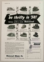 1950 Print Ad Universal Marine Motors 9 Models Oshkosh,WI - $12.88