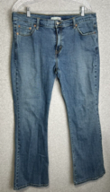 Levis 515 Boot Cut Womens Jeans Size 14 M Blue Stretch - £15.97 GBP