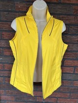 Bright Yellow Sleeveless Vest Small Tail Tech Full Zip Insulated Jacket ... - $10.45