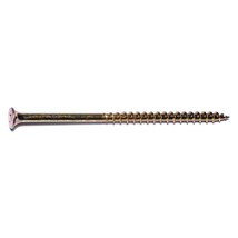 #10 x 4&quot; Yellow Zinc Bugle Head Square Drive All Purpose Screws (800 pcs) - £32.86 GBP