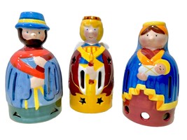 Villeroy &amp; Boch 3 Pc. Nativity Mary Joseph &amp; Angel Tealight Taper Candle Holders - £28.90 GBP