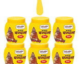 Pack de 6-40 Gms Hari Darshan Chandan Tika bois de santal jaune pâte hum... - $27.78