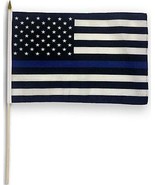Thin Blue Line USA Flag - 12x18 Inch - $103.10 MXN