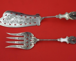 Saxon Stag by Albert Coles Sterling Silver Fish Serving Set 2-pc server ... - $979.11