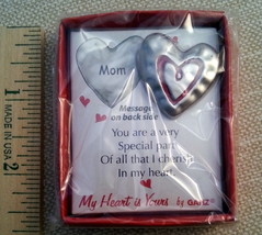 My Heart is Yours by Ganz &quot;Mom&quot; charm - £3.23 GBP