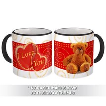 Bear I Love You : Gift Mug Teddy Cute Heart Valentines Friendship - £12.77 GBP
