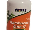 NOW Foods Sambucus Zinc-C Elderberry Vitamin C 60 Lozenges Best By 03/2024 - £7.50 GBP