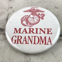 Marine Grandma 2.25” Round Collectible Pin-Back Button Souvenir Keepsake  - £9.31 GBP