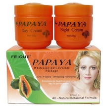 Papaya Dark Spot Whitening Cream Day and Night Spot Corrector Cream Set ... - $26.95