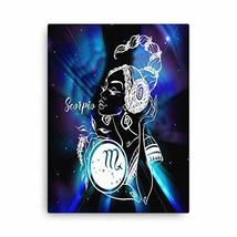 Express Your Love Gifts Scorpio Zodiac Horoscope Sign Constellation Canv... - £82.89 GBP