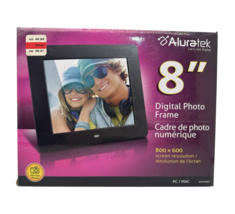 Aluratek 8 Inch Digital Picture Frame LCD Display USB SD Card Auto Slide... - $33.29