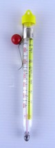 Vintage Acu-rite Deep Frying Candy Jelly Thermometer Clip Chaney Inst. USA - £6.61 GBP