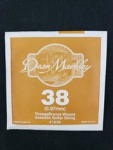 Dean Markley 38 0.97mm VintageBronze Wound Single Acoustic Guitar String #1238 - £4.73 GBP