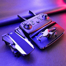 Folding Remote Control Drone  4K Dual Camera Aircraft - $780.92 MXN+