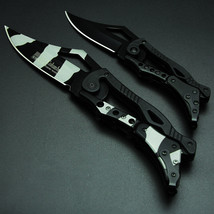 Training Folding Knife To Carry Keychain Knives High 440C Steel Heat Treatment P - $19.99