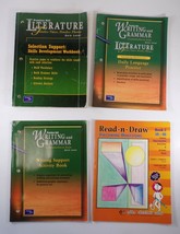 Prentice Hall Literature/Writing and Grammar Gold Level 3 Book Lot + Read N Draw - £3.93 GBP