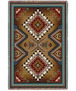 90x60 BRAZOS SOUTHWEST Large Tapestry Afghan Throw Blanket - £75.36 GBP