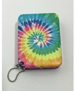 POCKET SIZE COMPACT RETRACTABLE SYNC/CHARGE CABLE TIE-DYE DESIGN MICRO USB - £6.65 GBP