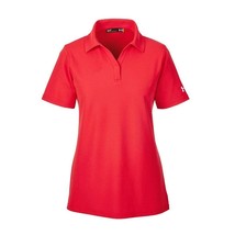 Under Armour 1261606 red polo shirt vneck short sleeve heatgear NEW Large - £37.17 GBP