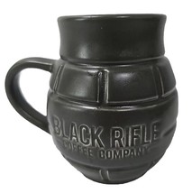 Black Rifle Coffee Company Mug Grenade Shaped Vtg Green - £15.99 GBP