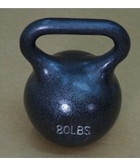 York Barbell 15180 Single Kettlebell, Black - 80 lbs - $241.61