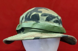 Vtg Propper Boonie Hat Size 7-1/2 Army ACU Camo Sun Hot Weather Military - £17.15 GBP