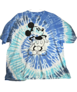 Disney Mickey Mouse Attitude Tie Dye Blue by Made Engine Size 2X - $9.45