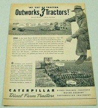1951 Print Ad Caterpillar Cat D4 Diesel Farm Tractors Harry Rohlfs Peoria,IL - £10.71 GBP