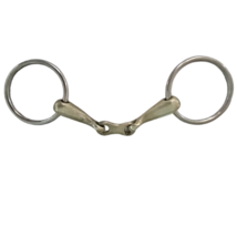 French Link Copper Alloy English Horse Bit Loose Ring Snaffle 5&quot; Mouth - $16.99